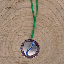 Load image into Gallery viewer, Lake George Map with Thomas Jefferson Quote two sided Ornament