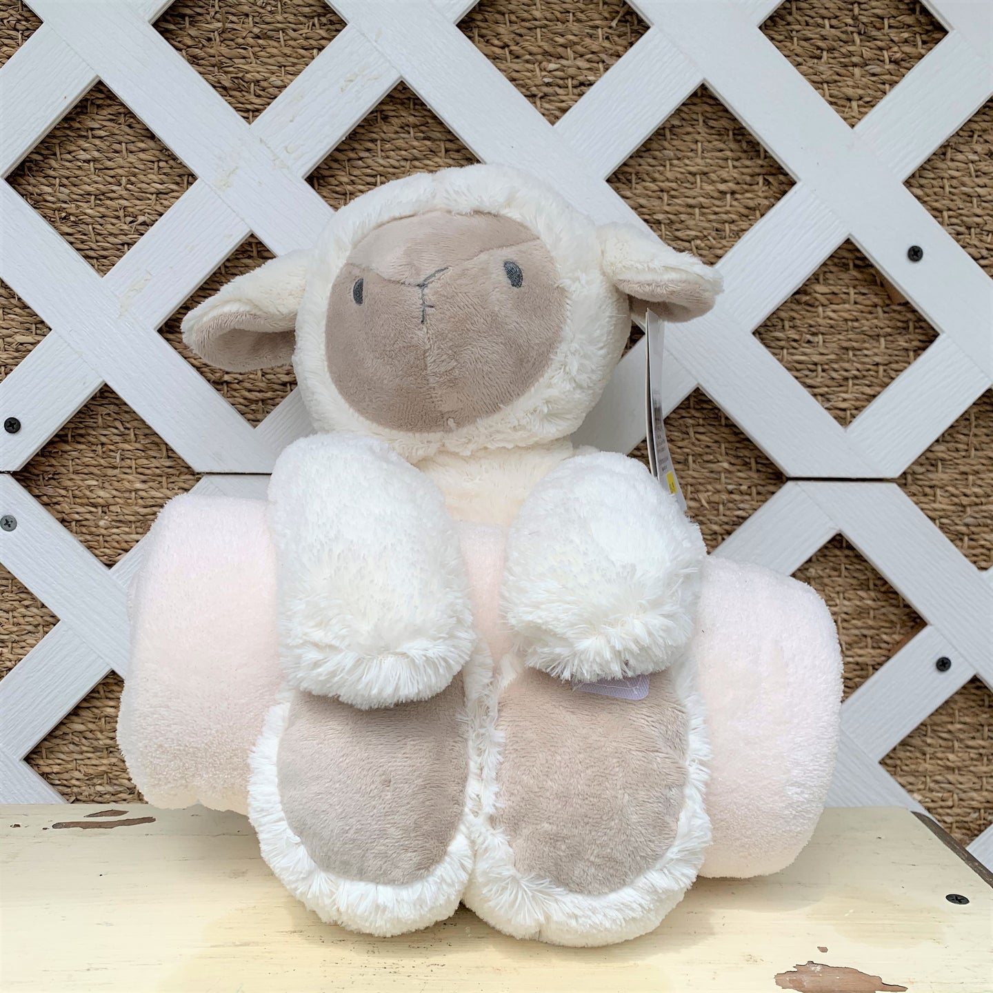 Lamb Plush with Baby Blanket