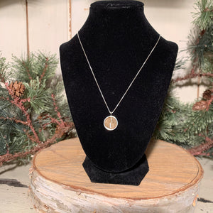 Lake George Map Sand Necklace