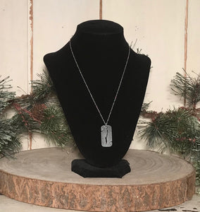 Lake George Map Necklace