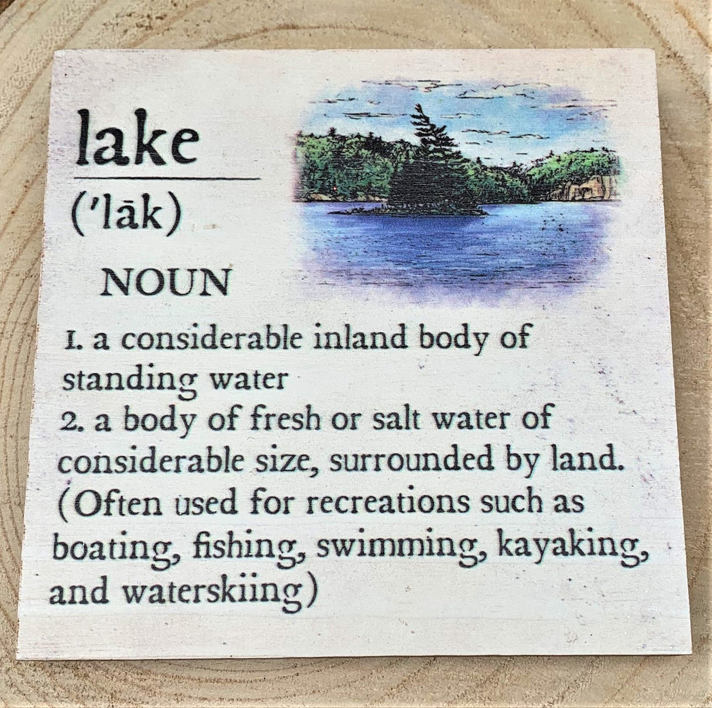 Lake Definition Sign