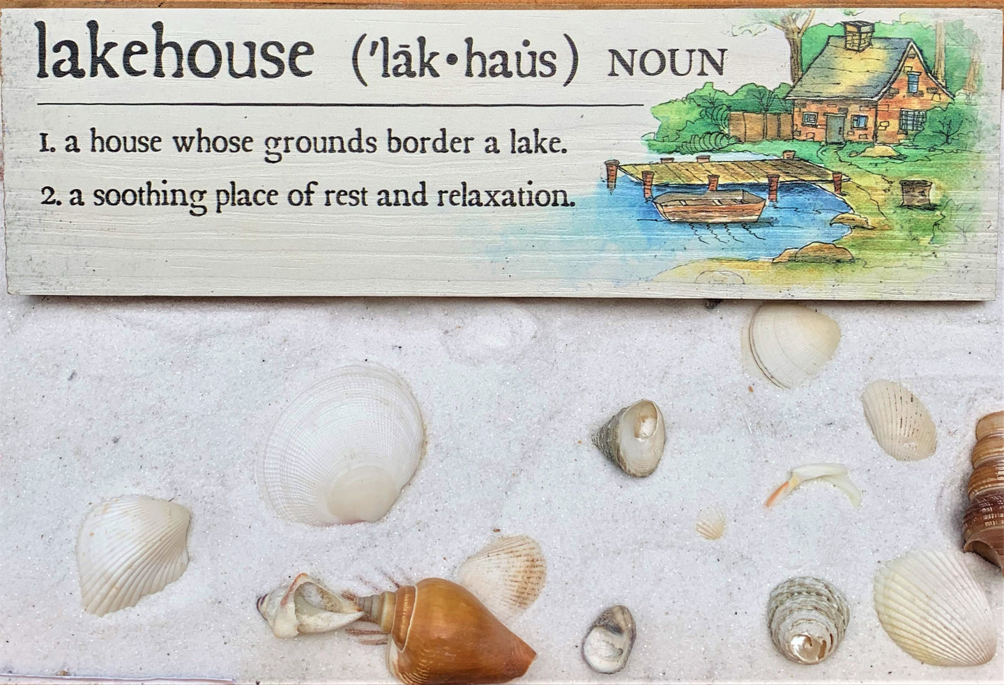 Lake House Definition Sign