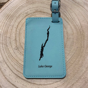 Lake George Map Luggage Tag