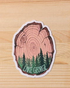 Lake George Hand Drawn Sticker