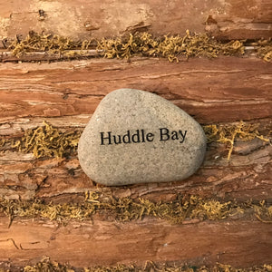 Huddle Bay Etched River Stone