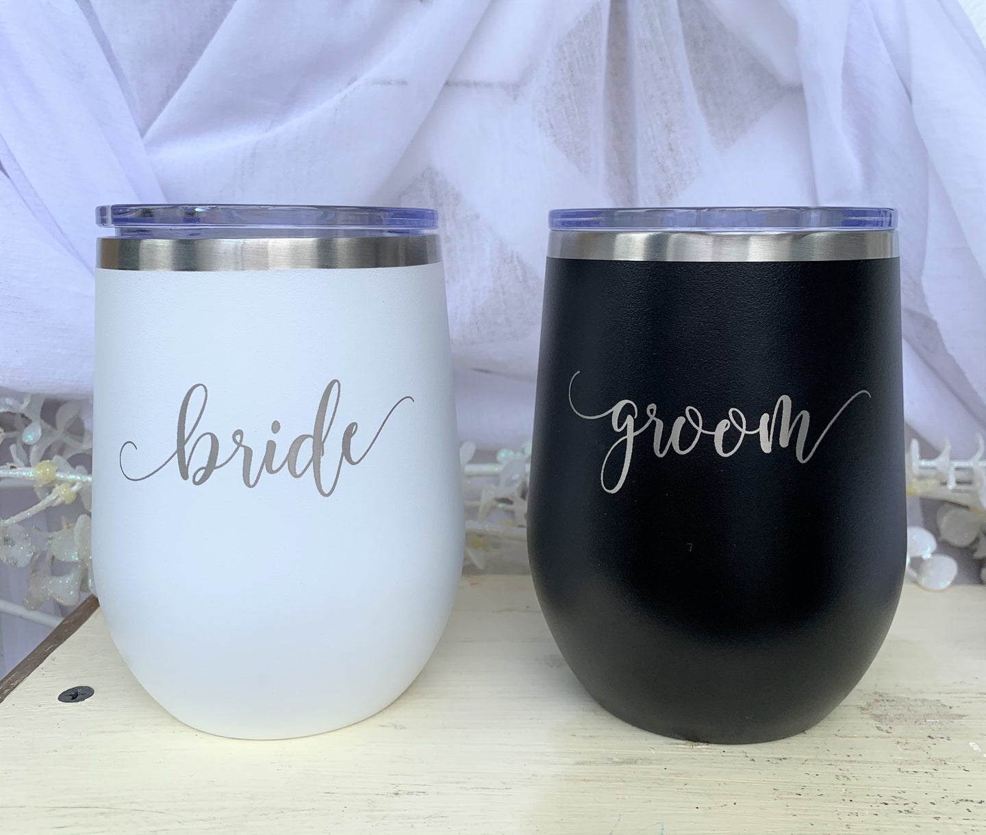 Bride and Groom Insulated Tumblers